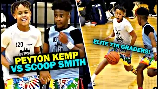 Peyton Kemp vs Scoop Smith!! EXCITING 7th Grade Guards Go AT IT at NEO Camp!