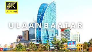 Ulaanbaatar, Mongolia 🇲🇳 in 4K 60FPS ULTRA HD Video by Drone