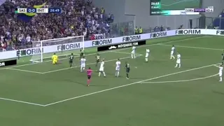 Berardi Goal For Sassuolo Against Inter Milan