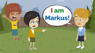 Markus is a GIRL! | Basic English conversation | Learn English | Like English