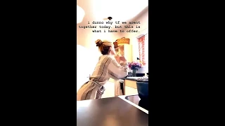 Hayley Williams dancing in the kitchen