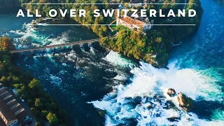 Beautiful Switzerland by drone in 4k Part 2 | Aerial footage of famous places in Switzerland