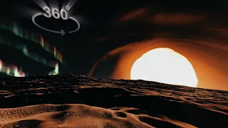 Standing on the Moon of a Gigantic Star System - 360° VR Timelapse (4K)