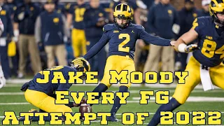 Jake Moody - Every Field Goal Attempt of 2022