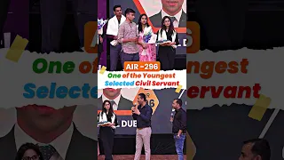 Vishal Dubey | AIR 296 | One of the Youngest Selected Civil Servant  👮🏻😎 #motivation #shorts