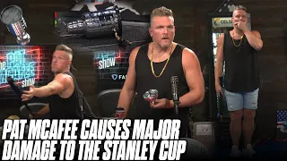 Pat McAfee Caused Some MAJOR DAMAGE To The Stanley Cup