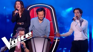 Patrick Bruel - Qui a le droit - Morgan VS Lola VS Maxence | The Voice 2023 | Blind Audition