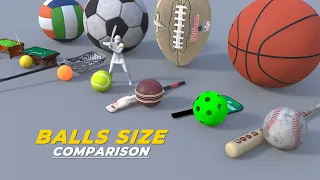 BALLS SIZE COMPARISON | SPORTS BALL