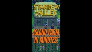 Stardew Valley Fast Ginger Island Farm Unlock! #Shorts