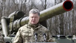 Петро Порошенко відвідує схід України. Вручення бригадного комплексу відеоспостереження