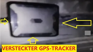 Wir fanden ein GPS-TRACKING-Gerät VERSTECKT in der Unterseite des Autos, sie folgten ihm ....