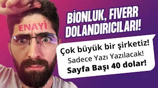 Dolandır Beni 3 "FIVERR VE BİONLUK DOLANDIRICILARI"