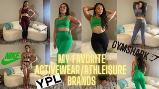 Trying on my Favorite Activewear/Athleisure Brands| YPL, Gymshark, Lululemon, Nike, Joy Lab, & more