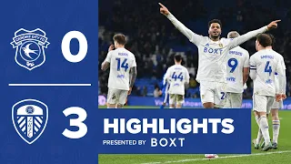 Highlights: Cardiff City 0-3 Leeds United | Bamford, James, and Rutter goals