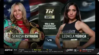 Seniesa Estrada (USA) vs Leonela Paola Yudica (Argentina)