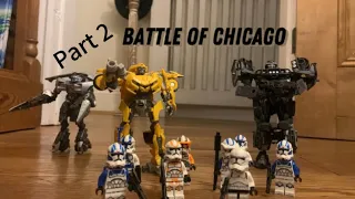 Transformers dotm battle of Chicago stopmotion PART 2