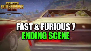 PUBG MOBILE | I'll see you again| Fast and Furious 7 Ending Scene