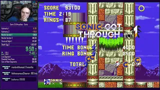 Sonic 3 & Knuckles - Beat The Game as Sonic speedrun in 50:50