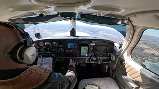 Part 2 KLOT TO 3CK the landing. The turbulence continues. The audio improves @ 13:30
