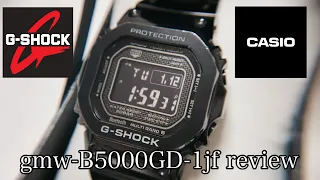 G-Shock【gmw-B5000gd-1jf】フルメタルモデルレビュー！CASIO愛用品