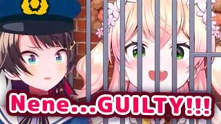 Subaru Arrests Nene Again During Oozora Police Stream【ENG Sub/Hololive】