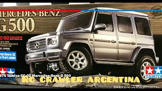 Tamiya CC02 Body Chasis full assembly Mercedes G500 😃😃😃