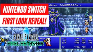 Final Fantasy Pixel Remaster Gameplay Trailer Reveal Nintendo Switch New Font News
