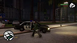Taxi driver has a Showdown with their customer (GTA San Andreas The Definitive edition)