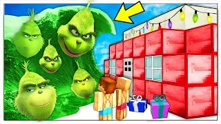 ONDA GIGANTE DEL GRINCH CONTRO BASE DI BABBO NATALE! - Minecraft ITA