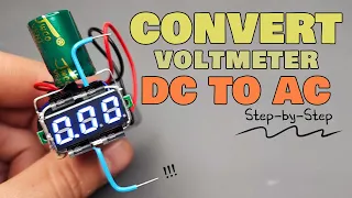 DIY: How to Convert a DC Voltmeter into an AC Voltmeter - Step by Step Tutorial