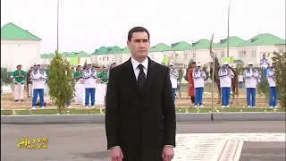 Turkmenistan Army inauguration parade