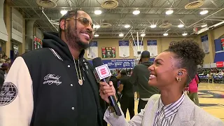 'The legacy continues' - Carmelo Anthony on watching his and LeBron James' sons play 20 years later