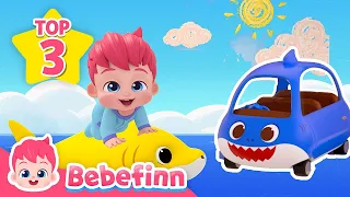 Mix - Baby Shark, Good Morning, Baby Car | #Bebefinn Most Viewed Videos | Animal Songs