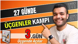 🟠Üçgende Açılar 🔺27 Günde TYT-AYT Üçgenler Kampı-3 🟩 9.Sınıf Üçgenler Kampı-3 📌2024