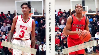 Michigans Top 2 Guards Jalen Terry & Lorne Bowman Jr. | Flint Beecher vs St. Mary's