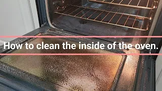 Cleaning the inside of an oven