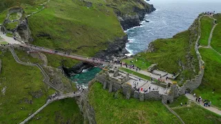 Tintagel Castle Drone Film - DJI Mini 3 Pro