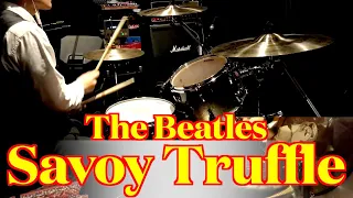 The Beatles - Savoy Truffle (Drums cover from fixed angle)