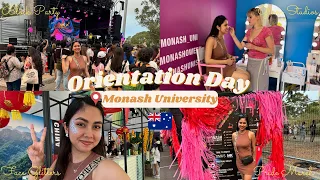 Orientation Day 2024 at Monash University | Block party 🎉 | Face Glitters ✨| Bollywood Dance 💃🏻