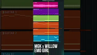 Machine Gun Kelly & WILLOW - emo girl --- in FL STUDIO 20