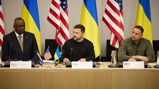 Участь Зеленського в засіданні Контактної групи з питань оборони України в форматі «Рамштайн».