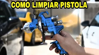 👉 COMO LIMPIAR PISTOLA DE PINTURA | Monto Toldo de VELA