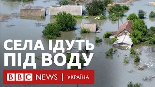 Підрив Каховської ГЕС: шокуючі масштаби затоплення