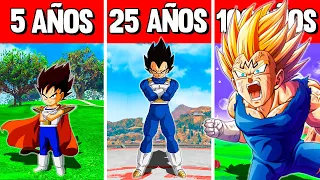 SOBREVIVÍ 100 AÑOS COMO VEGETA en GTA 5!! (Dragon Ball Z mod)