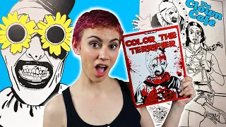 Terrifier 2 Actor Draws Art the Clown (horror coloring book & chatting stream)