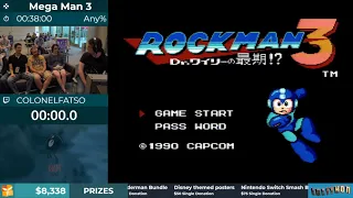 Mega Man 3 (Any%) by ColonelFatso in 35:02 - Calithon 2019