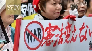 25,000 Japanese protesters oppose war legislation