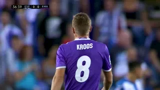 Toni Kroos vs Espanyol (A) 16-17 1080i HD (18/09/2016)