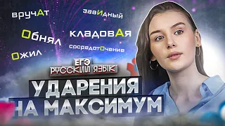 Орфоэпические нормы (ударение) для ЕГЭ по русскому языку 2024