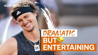 'Ball nearly hit the bird!' - Surprise disturbance halts Zverev match | Eurosport Tennis